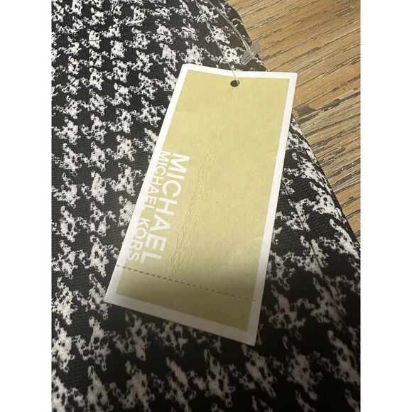 Michael Kors Black White Houndstooth Pull On Pants Women’s Size Xl Nwt - Picture 5 of 6